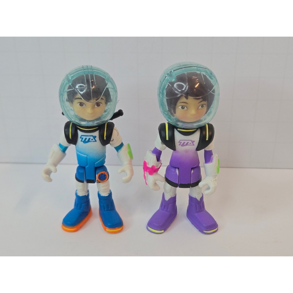 Disney Miles from Tomorrowland Miles and Loretta 3 inch Action Figure Set of 2